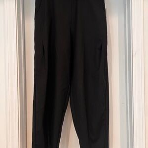 Amici by Baci Black Barrel Leg Pants